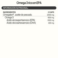 Omega 3 rico en EPA