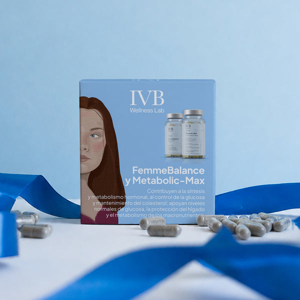 Pack SOP de IVB con FemmeBalance, Metabolic-Max y cápsulas para el equilibrio hormonal y metabólico