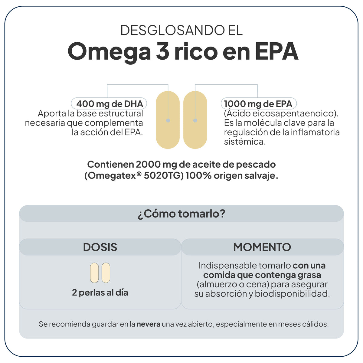 Omega 3 rico en EPA